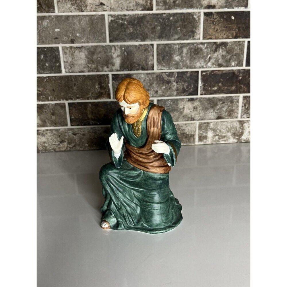 Vintage Cosmos Nativity Porcelain Ceramic Joseph Only Read